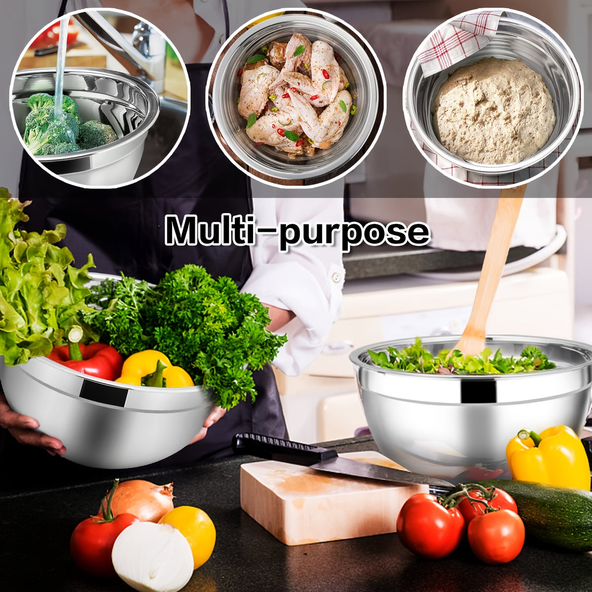 Set di ciotole per cucina e zona pranzo – vista dettagliata 3