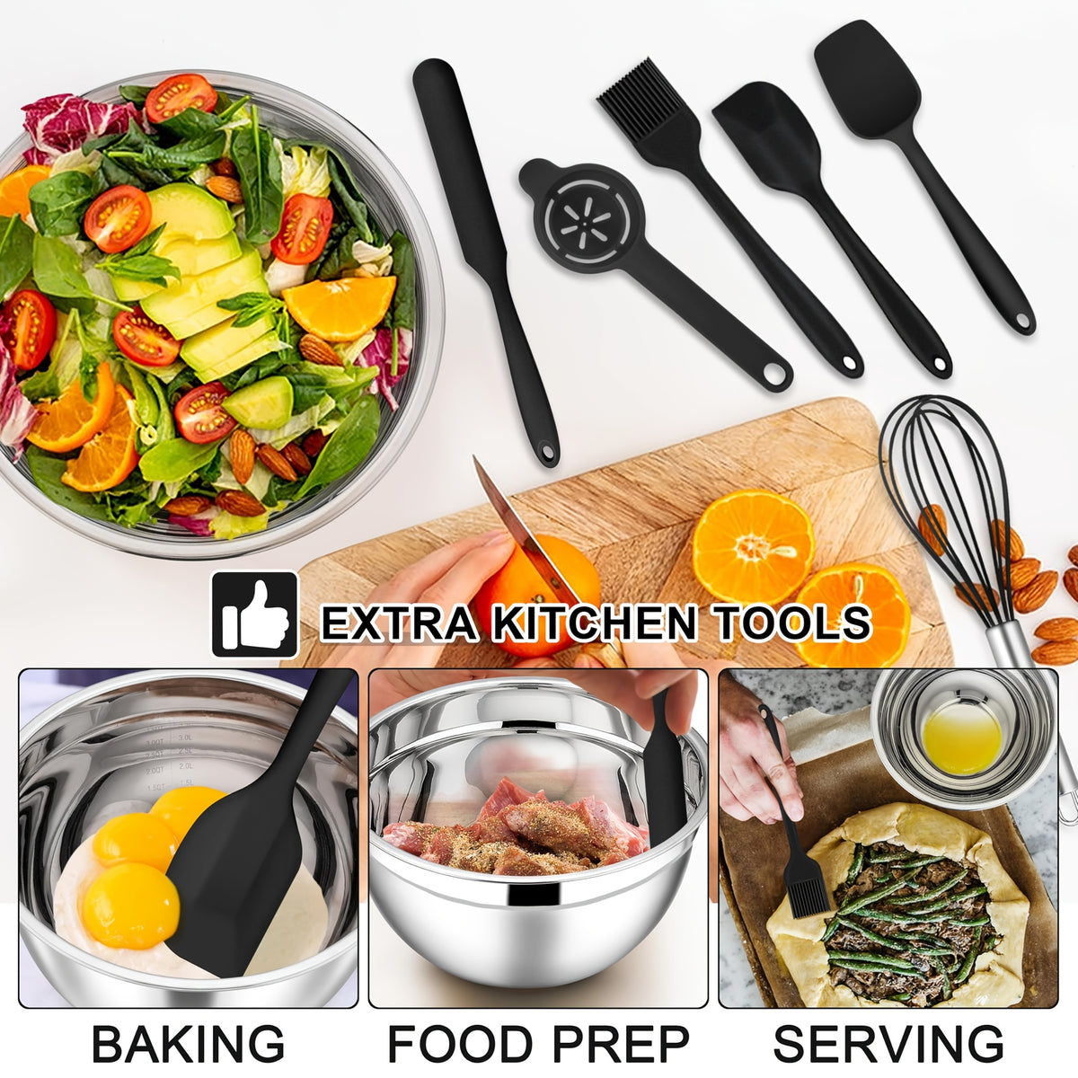 Set di ciotole per cucina e zona pranzo – vista dettagliata 5