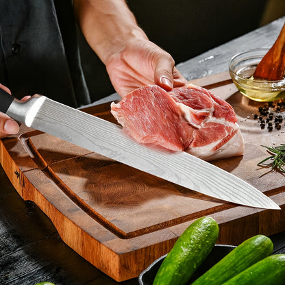 Set di coltelli da cucina, legno per cucina e zona pranzo – vista dettagliata 7