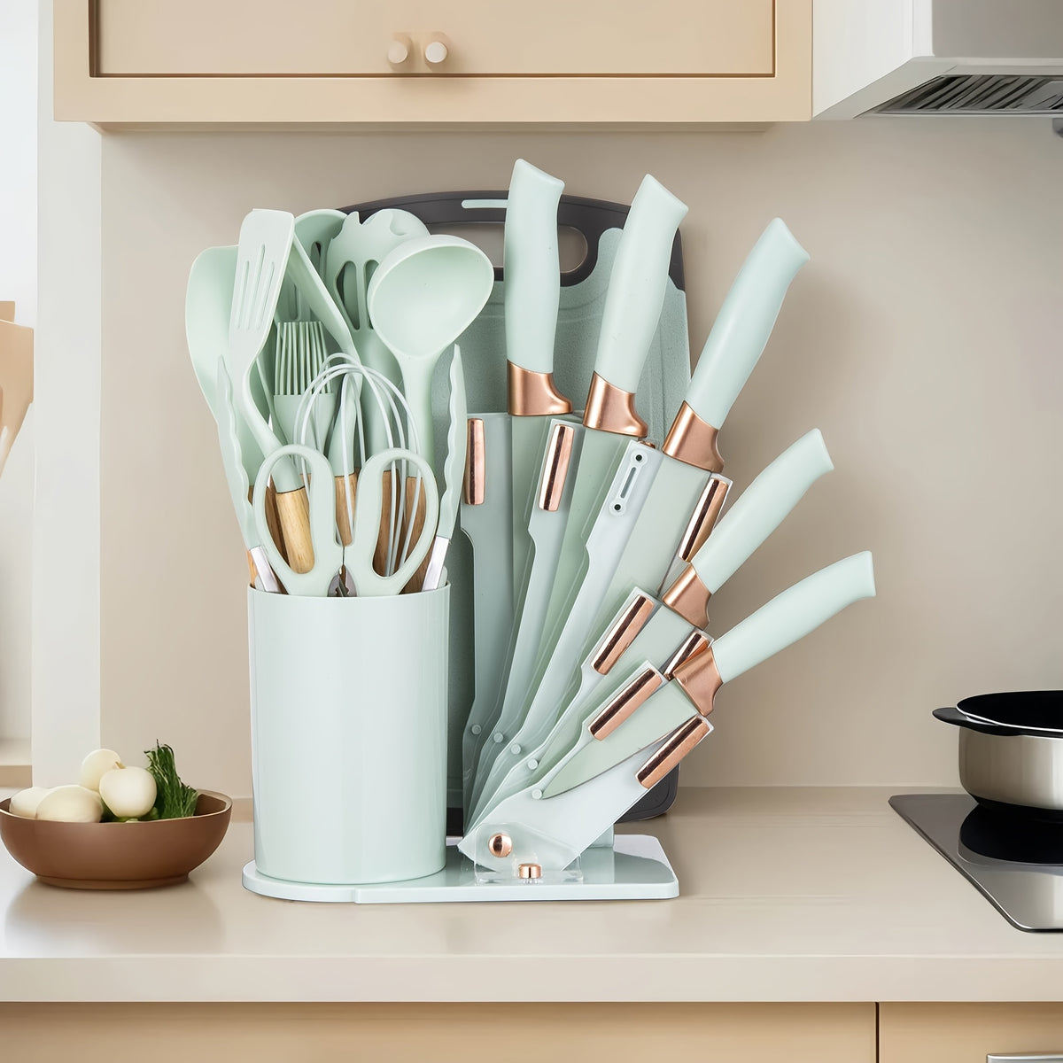 Set di coltelli da cucina, Nero per cucina e zona pranzo – vista dettagliata 9