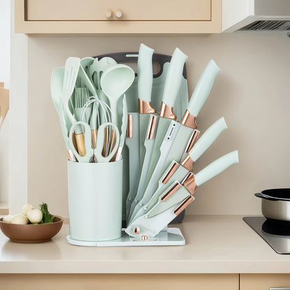 Set di coltelli da cucina, Nero per cucina e zona pranzo – vista dettagliata 9
