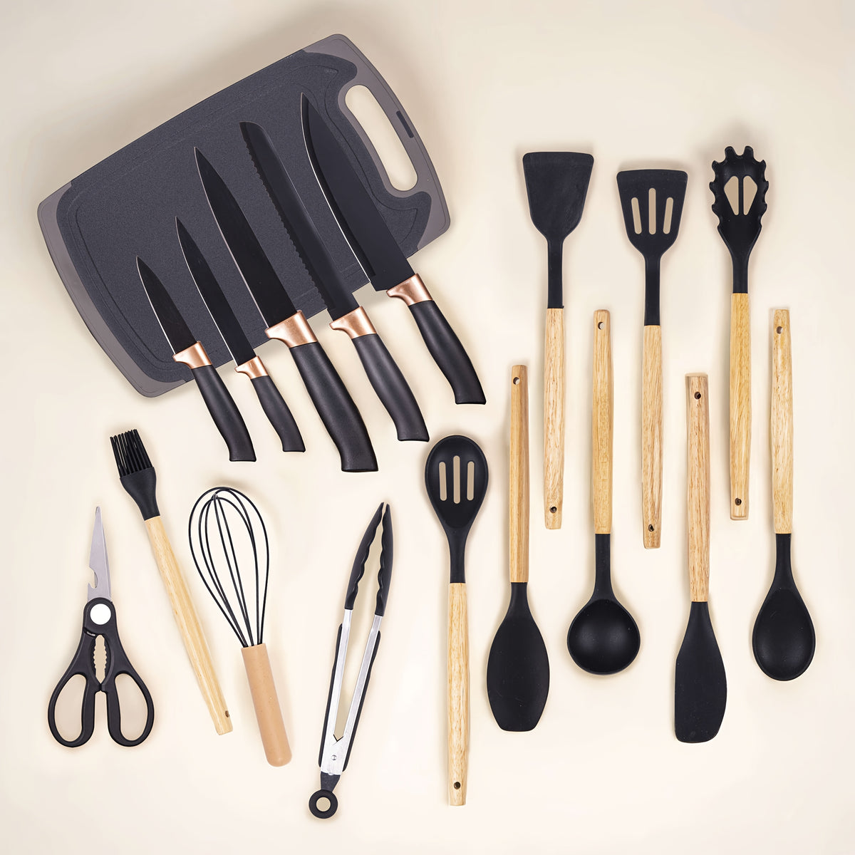 Set di coltelli da cucina, Nero per cucina e zona pranzo – vista dettagliata 13