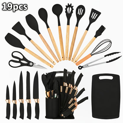 Set di coltelli da cucina, Nero per cucina e zona pranzo – vista dettagliata 14