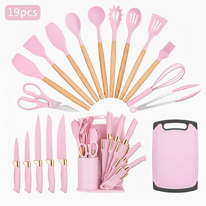 Set di coltelli da cucina, Nero per cucina e zona pranzo – vista dettagliata 16