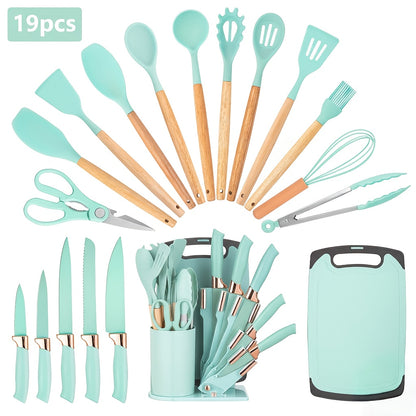 Set di coltelli da cucina, Nero per cucina e zona pranzo – vista dettagliata 17