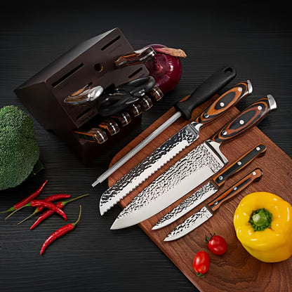Set di coltelli, legno per cucina e zona pranzo – vista dettagliata 8