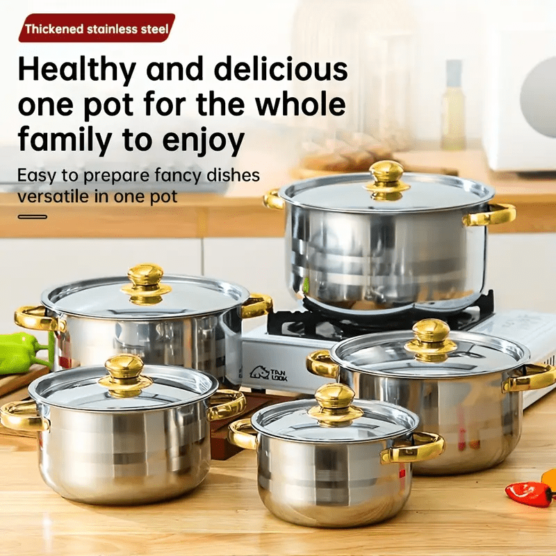 Set di pentole, Acciaio inossidabile per cucina e zona pranzo – vista principale
