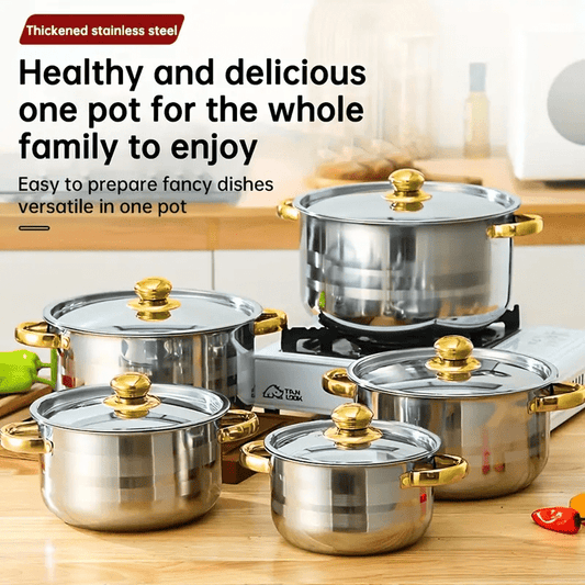 Set di pentole, Acciaio inossidabile per cucina e zona pranzo – vista principale