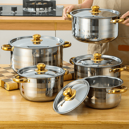 Set di pentole, Acciaio inossidabile per cucina e zona pranzo – vista dettagliata 2