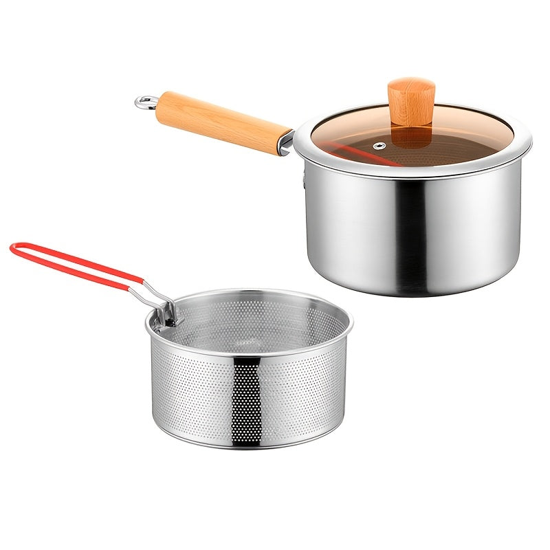 Set di pentole, Pentola + Cestello per Friggere + Coperchio per Noodles e Friggere – vista dettagliata 8