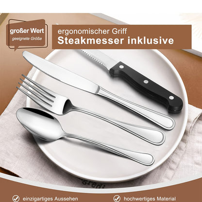 Set di posate, lavabile in lavastoviglie per cucina – vista dettagliata 11
