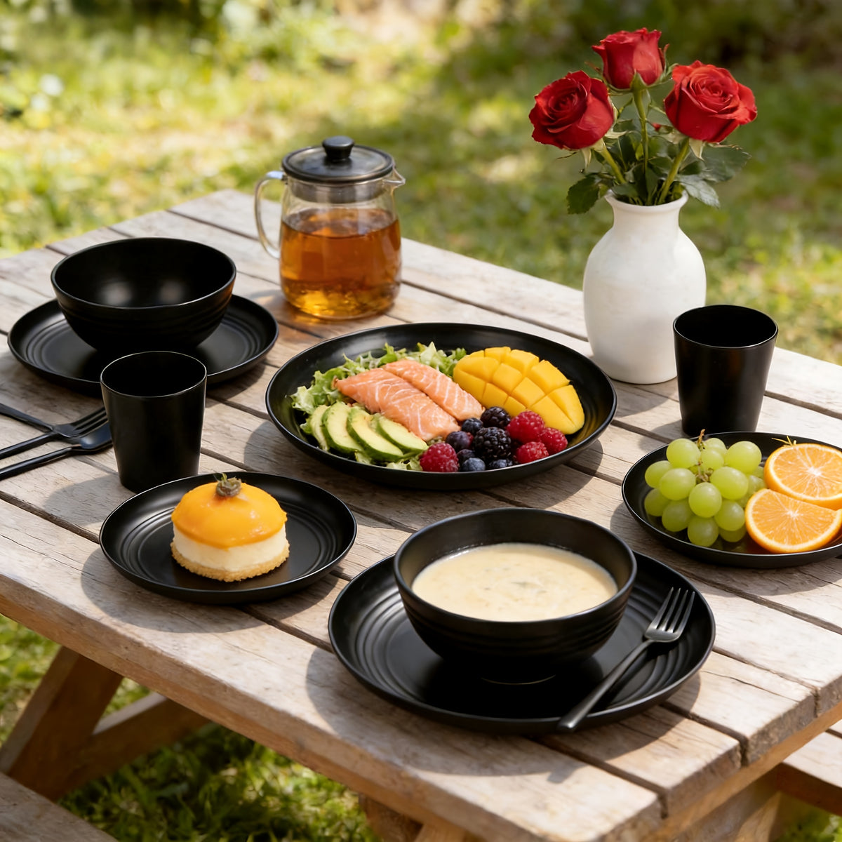 Set di posate, Nero per zona pranzo e cucina – vista dettagliata 2