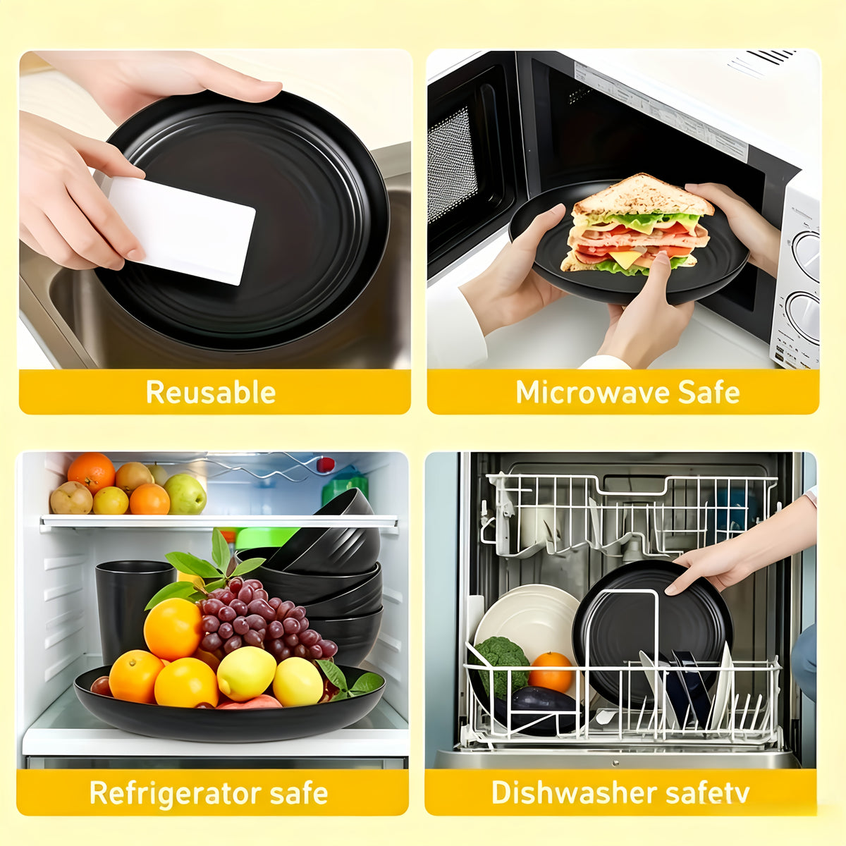 Set di posate, Nero per zona pranzo e cucina – vista dettagliata 10