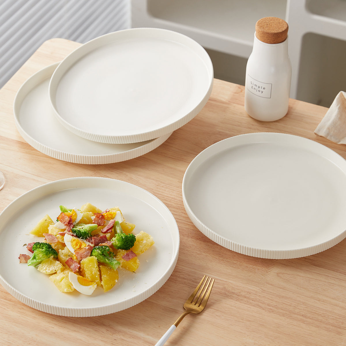Set di stoviglie, 10,5 pollici per cucina e zona pranzo – vista dettagliata 4