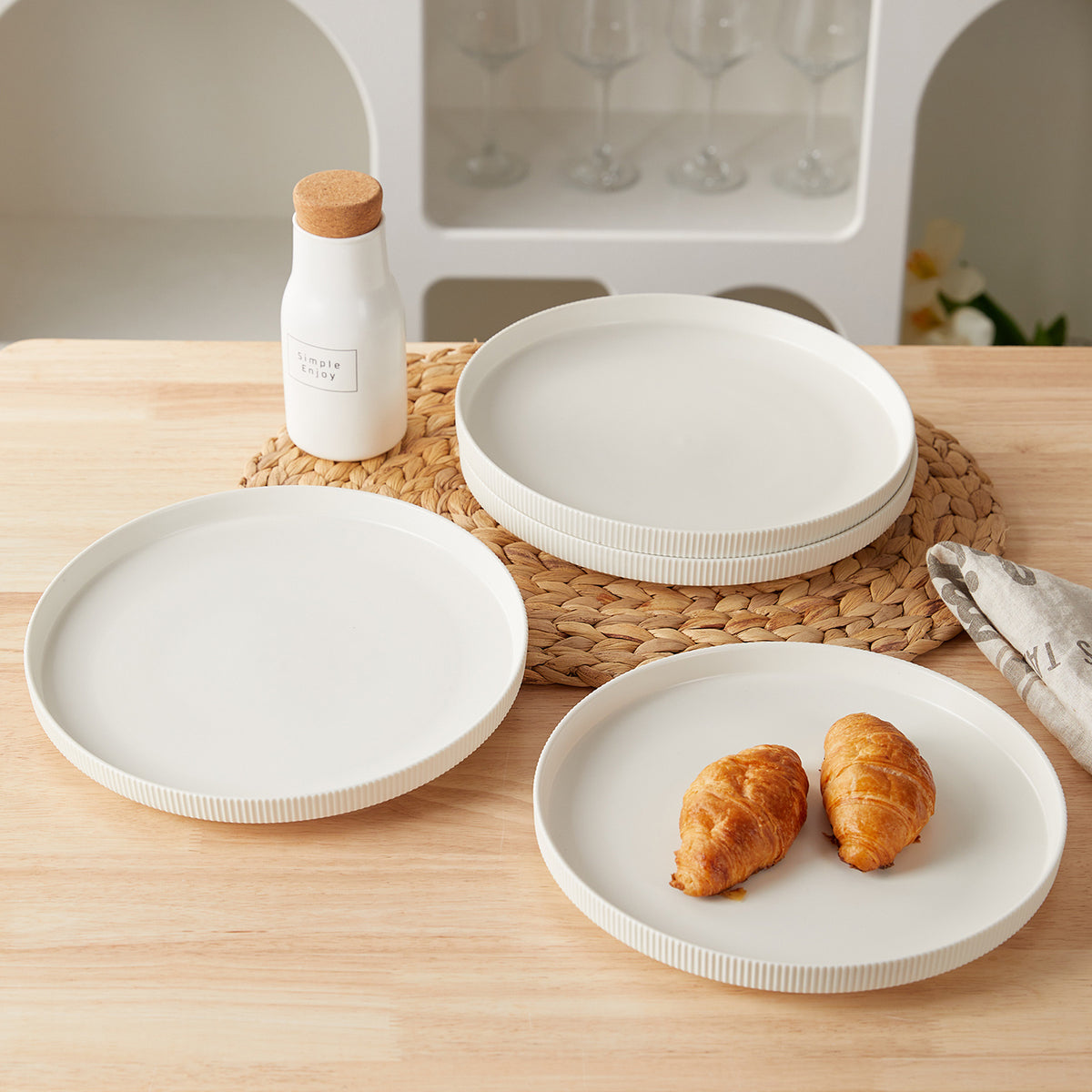 Set di stoviglie, 10,5 pollici per cucina e zona pranzo – vista dettagliata 13