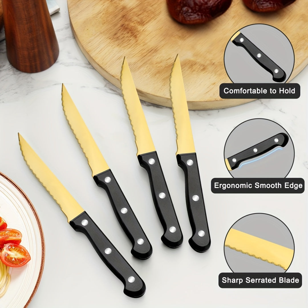Set di stoviglie, 72 Pezzi, Dorato per cucina e zona pranzo – vista dettagliata 7