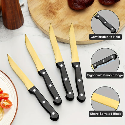 Set di stoviglie, 72 Pezzi, Dorato per cucina e zona pranzo – vista dettagliata 7