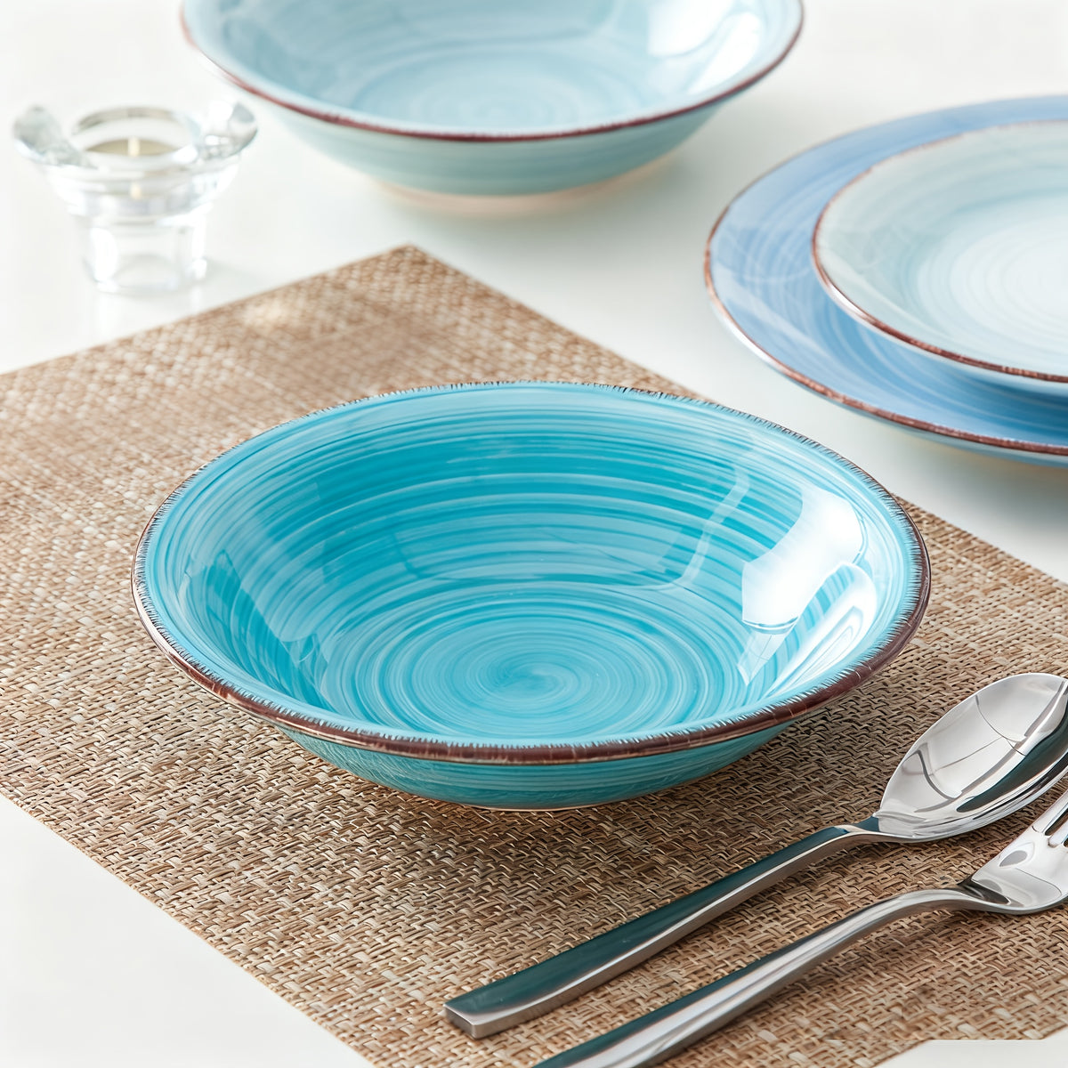 Set di stoviglie, Blu Assortiti per cucina e zona pranzo – vista dettagliata 7