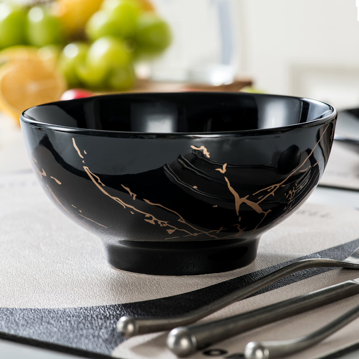 Set di stoviglie, lavabile in lavastoviglie e adatto a microonde per zona pranzo e cucina – vista dettagliata 7