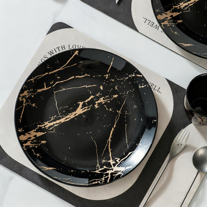 Set di stoviglie, lavabile in lavastoviglie e adatto a microonde per zona pranzo e cucina – vista dettagliata 8