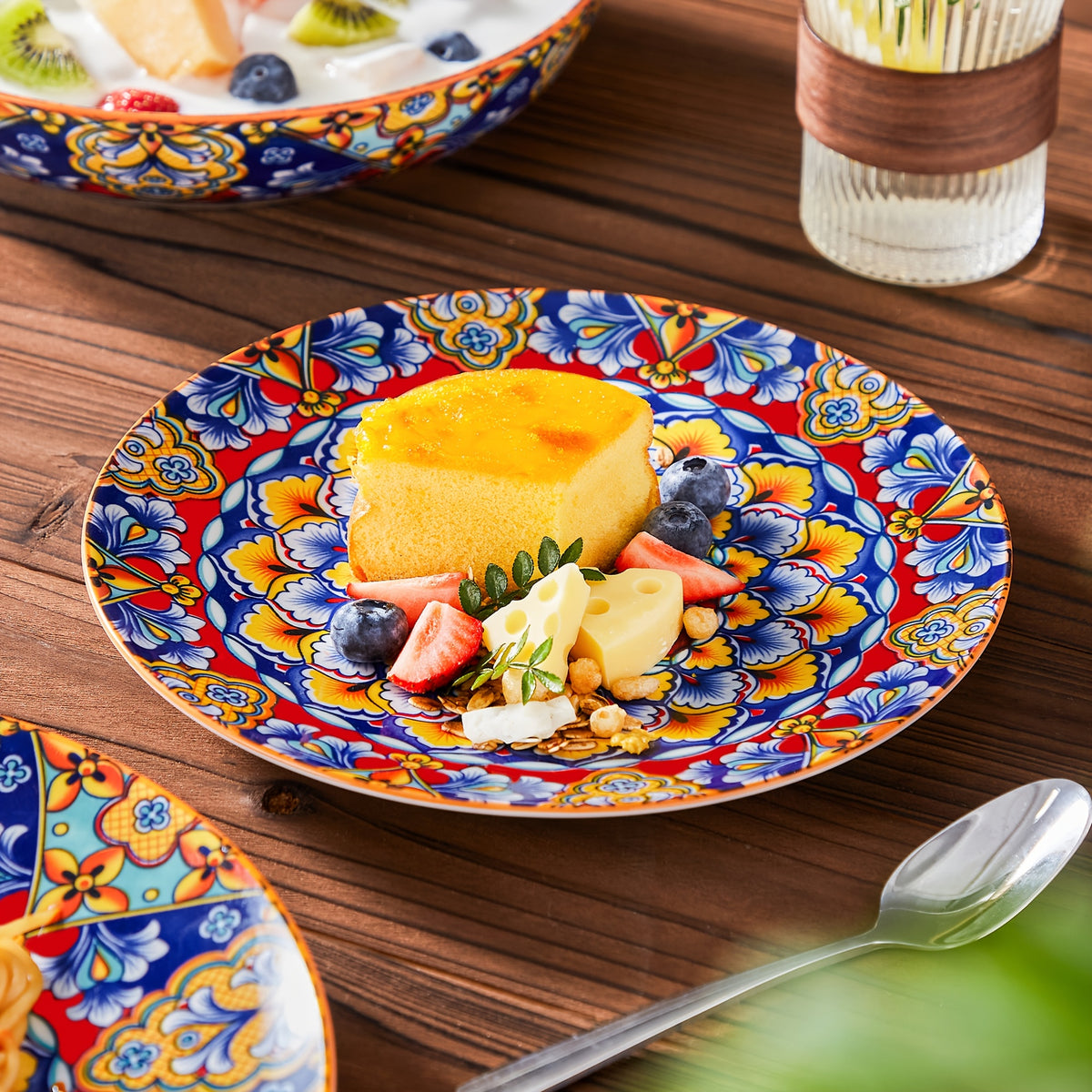 Set di stoviglie, Mixcolor 24 Pezzi per cucina e zona pranzo – vista dettagliata 6