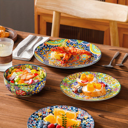 Set di stoviglie, Mixcolor 24 Pezzi per cucina e zona pranzo – vista dettagliata 9