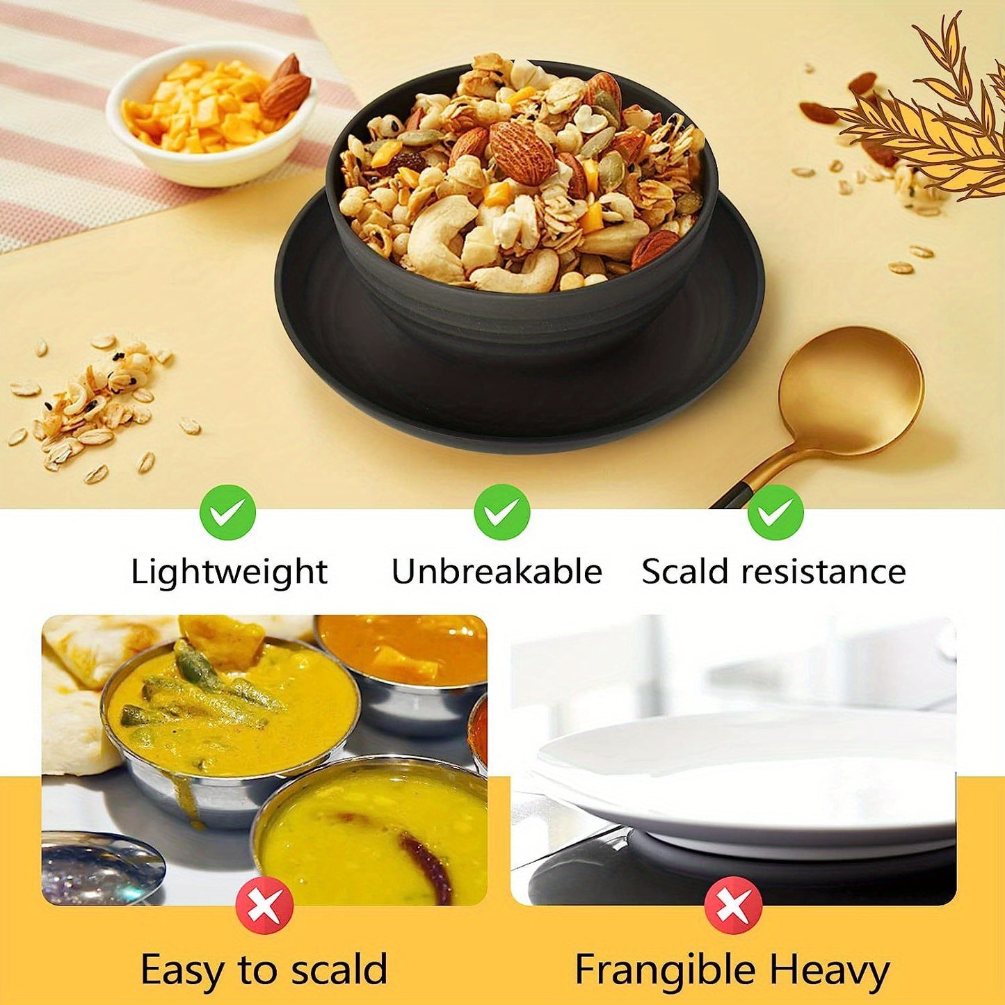Set di stoviglie per zona pranzo e cucina – vista dettagliata 16