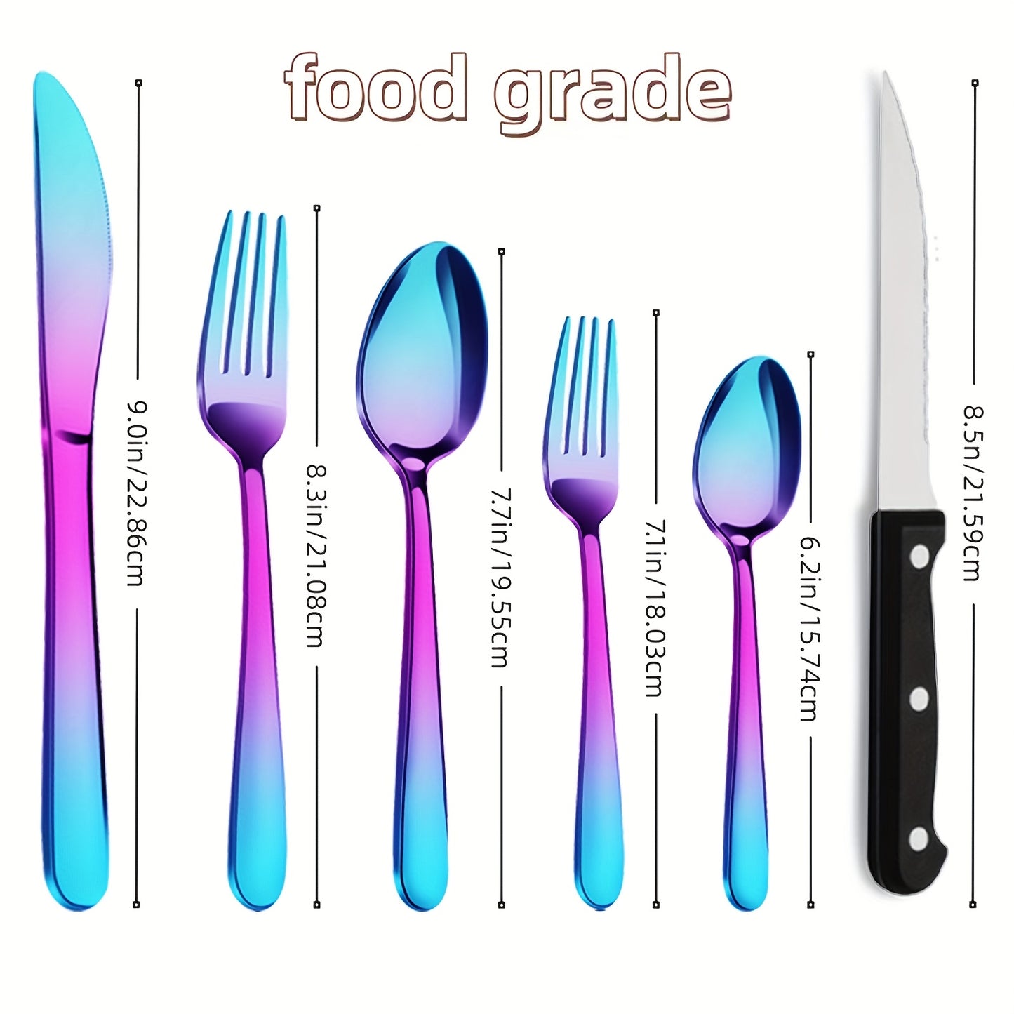 Set di stoviglie, set da tavola per 12 persone per zona pranzo e cucina – vista dettagliata 3