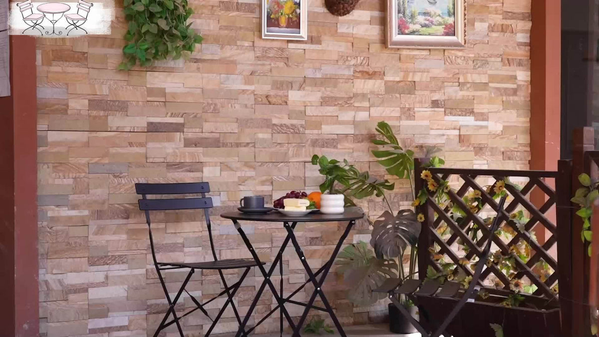 Set mobili da giardino, pieghevole per giardino e balcone – vista dettagliata 7