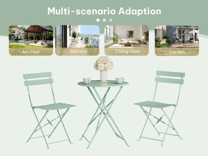 Set mobili da giardino, pieghevole per giardino e balcone – vista dettagliata 9