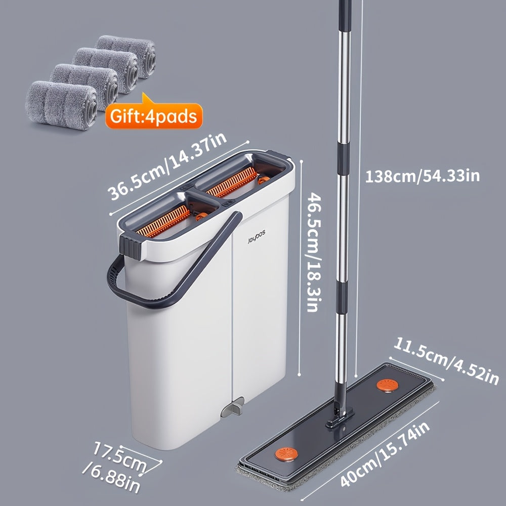 Set mocio e secchio, rotazione 360° per casa e ripostiglio – vista dettagliata 3