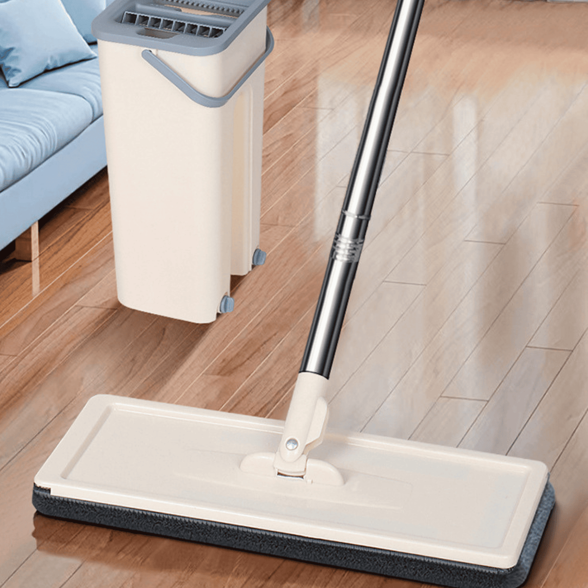 Set mocio e secchio, Set con due scomparti per ripostiglio e casa – vista dettagliata 18