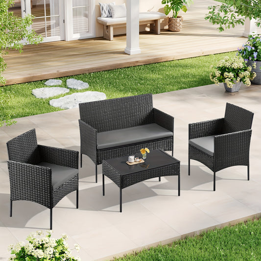 Set tavolo e sedie, 4 Pezzi per zona giorno – vista principale