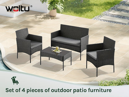 Set tavolo e sedie, 4 Pezzi per zona giorno – vista dettagliata 6