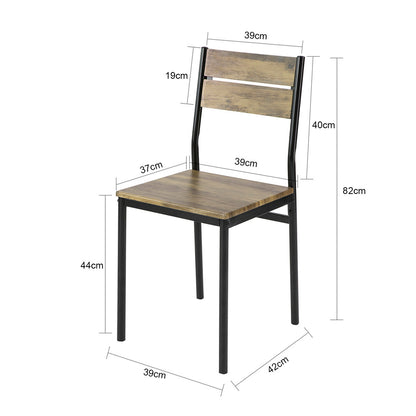 sgabelli per Sala da Pranzo, 44 cm per cucina e zona pranzo – vista dettagliata 2