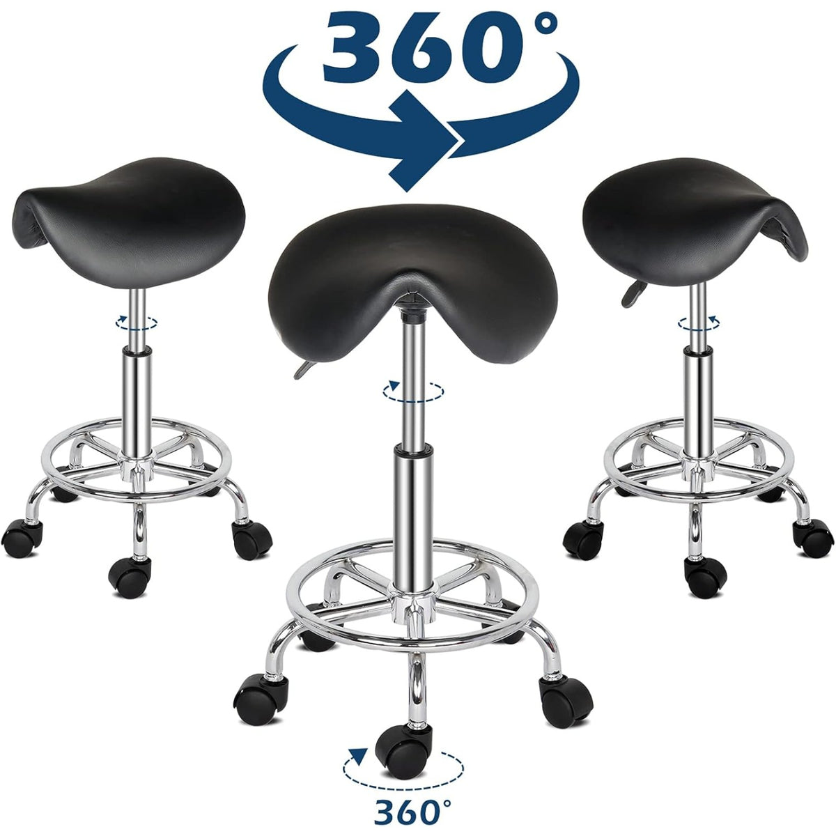 Sgabello Bonnlo, Bianco per soggiorno – vista dettagliata 4