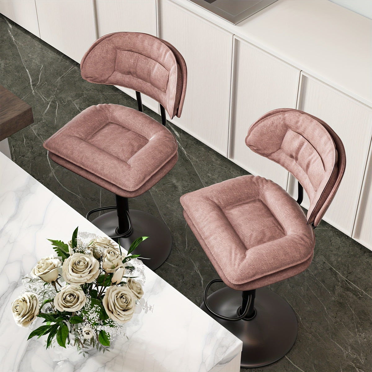 Sgabello da bar, Beige per zona giorno – vista dettagliata 13