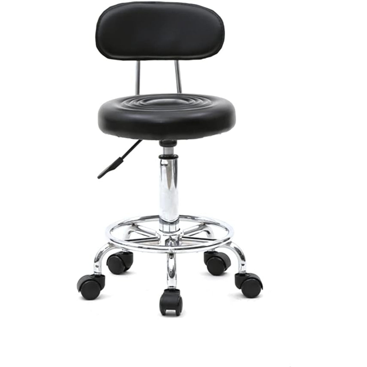 Sgabello da ufficio Bonnlo, nero per soggiorno – vista dettagliata 14
