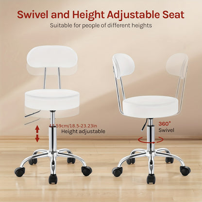 Sgabello girevole, 1 pz per ufficio – vista dettagliata 6