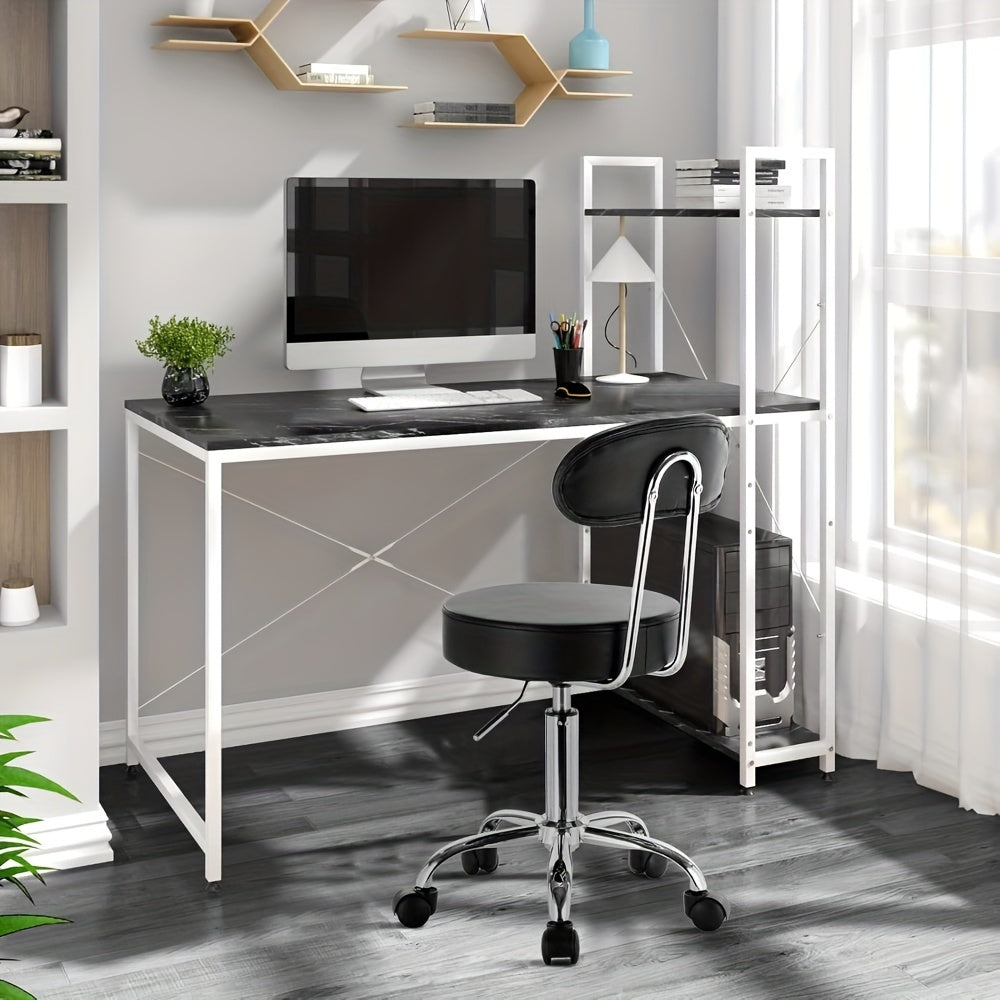 Sgabello girevole, Bianco per smart working – vista dettagliata 8