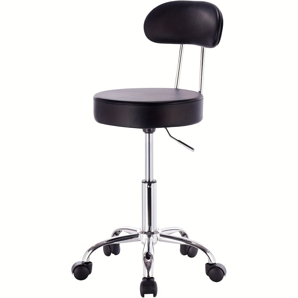 Sgabello girevole, rotazione 360° per smart working e ufficio – vista dettagliata 18