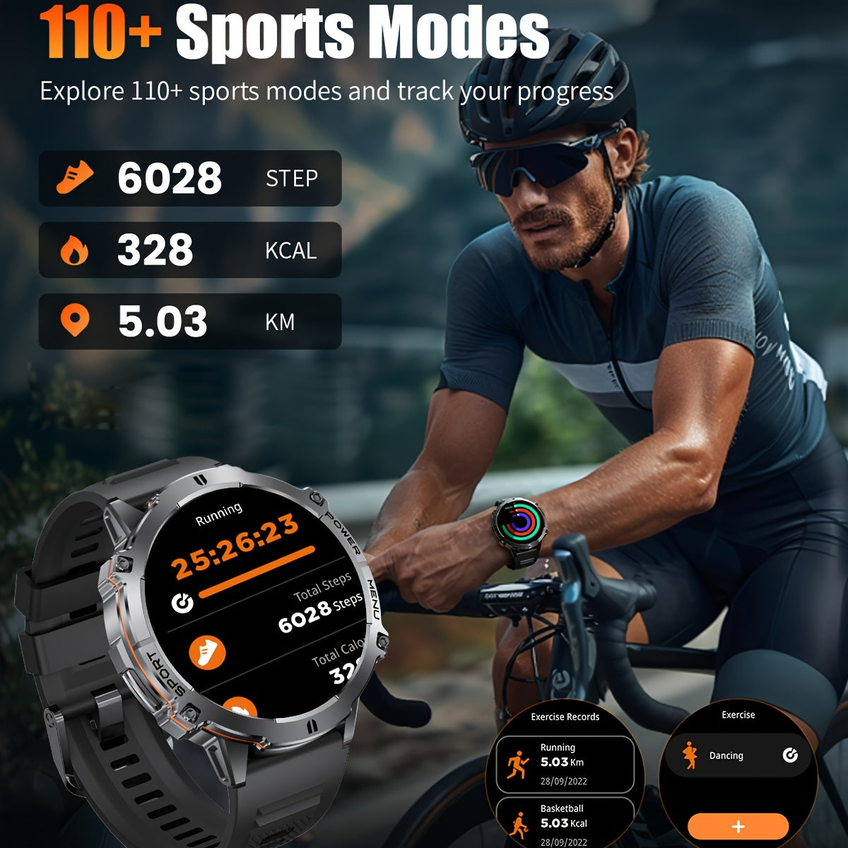 Smartwatch, silicone per iPhone e Android – vista dettagliata 7