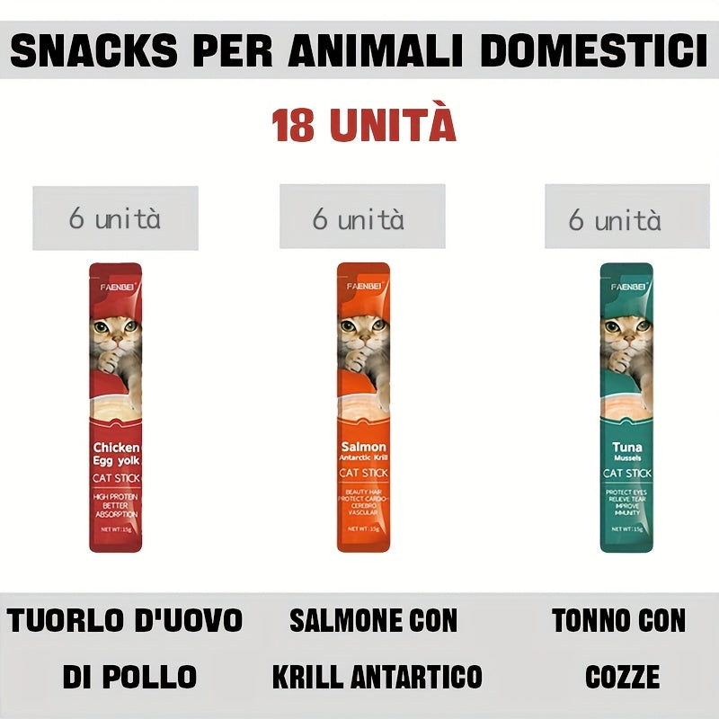 Snack Irresistibili, Confezione Mista per Gattini e animali domestici – vista dettagliata 3