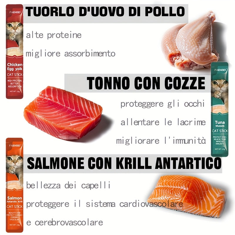 Snack Irresistibili, Confezione Mista per Gattini e animali domestici – vista dettagliata 6