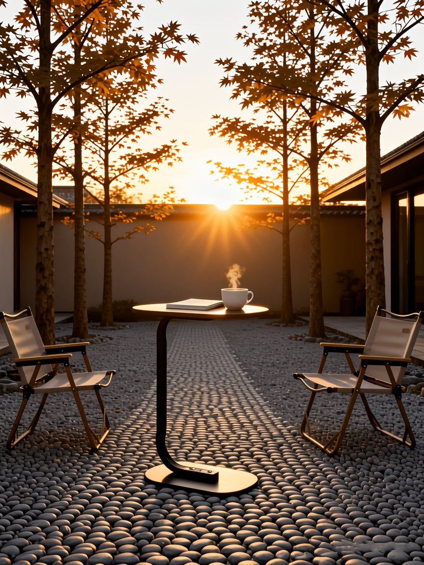 Tavolino da caffè da cortile, Bianco+Bianco per terrazza e giardino – vista dettagliata 8