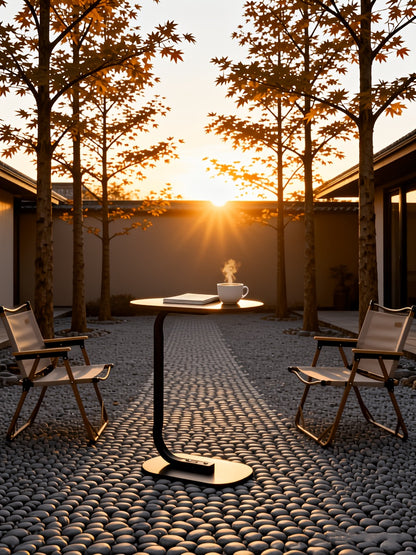 Tavolino da caffè da cortile, Bianco+Bianco per terrazza e giardino – vista dettagliata 8