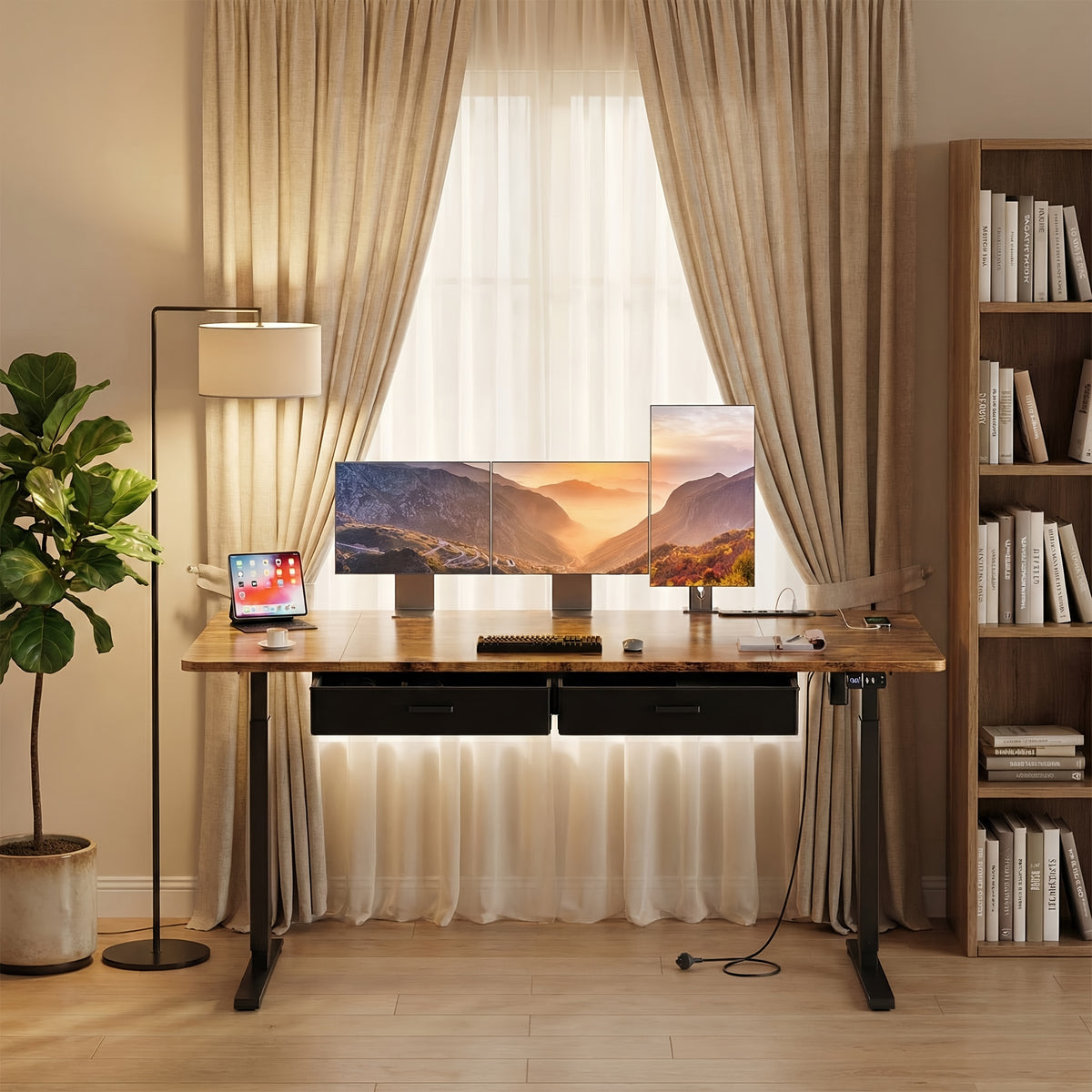 Tavolino da letto per laptop, Bianco 120 Cm per letto – vista dettagliata 16