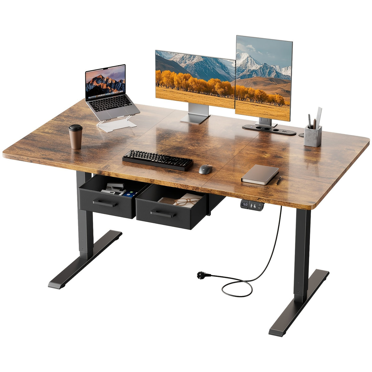 Tavolino da letto per laptop, Bianco 120 Cm per letto – vista dettagliata 24