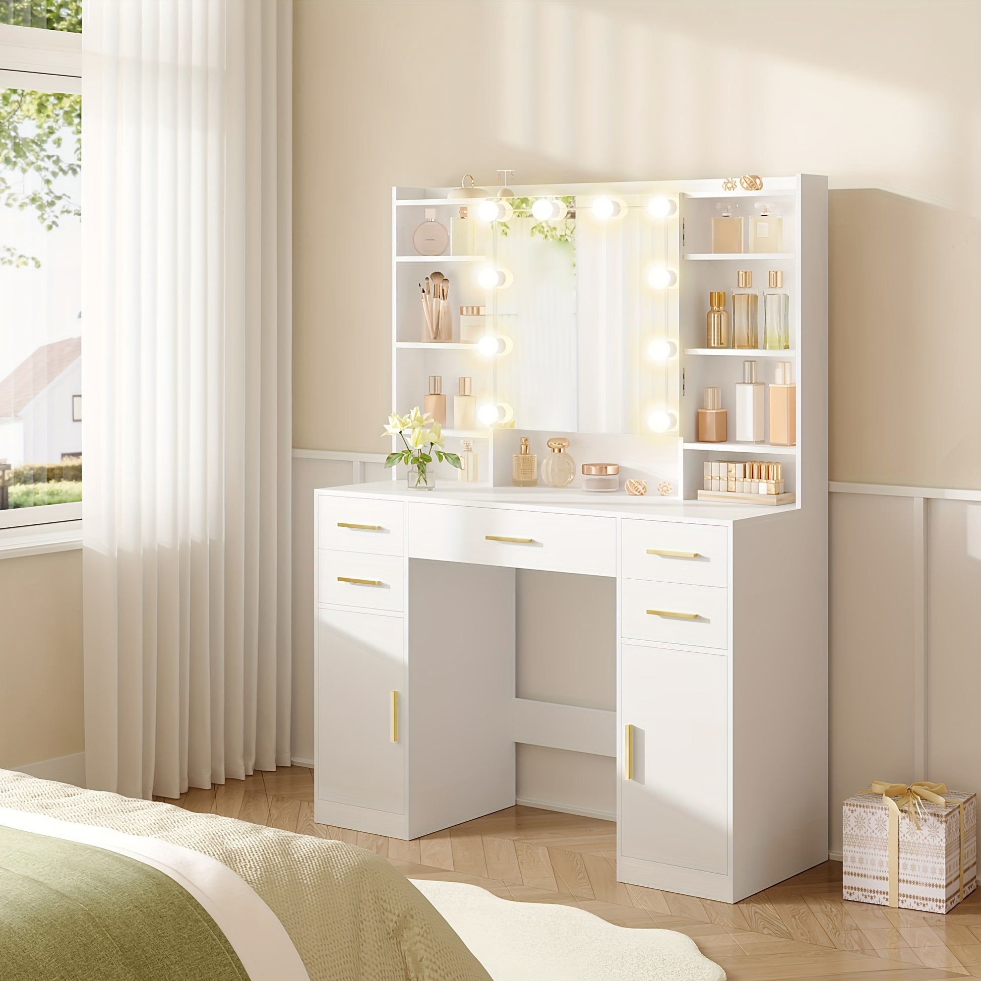 Tavolino da letto per laptop, Bianco per divano – vista dettagliata 8