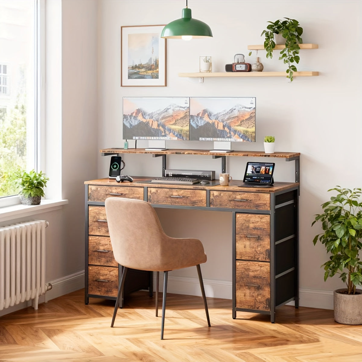 Tavolino da letto per laptop, Bianco per letto e smart working – vista dettagliata 8